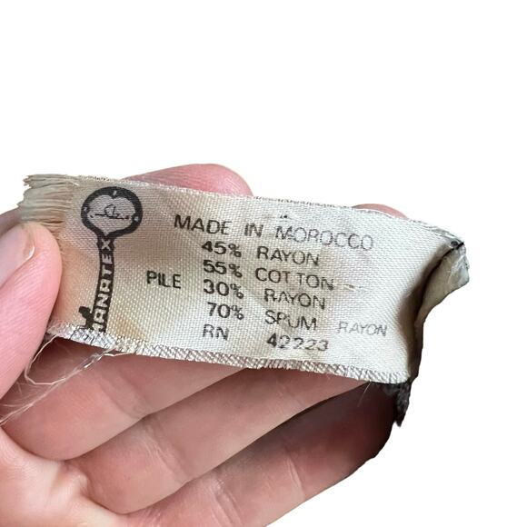 Vintage Ornate Swan Lake Floral Bird Tapestry 46”x68” Moroccan - Picture 6 of 8